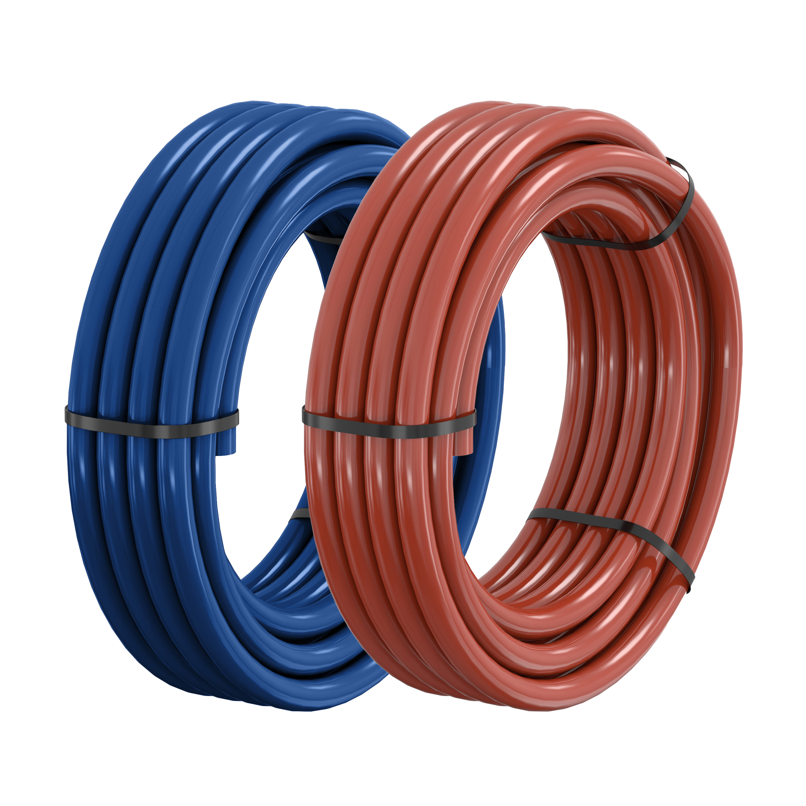 Tube PER nu rouge Ø12 - longueur 200 m - Comap