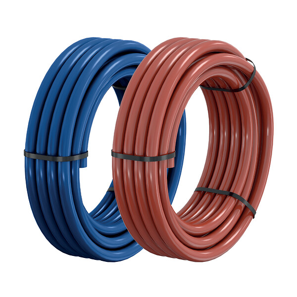 Tube PER nu rouge Ø16 - longueur 120 m - Comap
