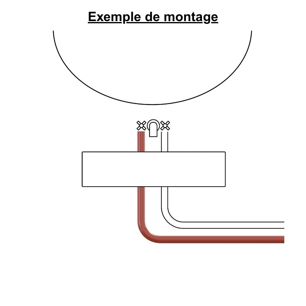Tube PER nu rouge Ø16 - longueur 120 m - Comap
