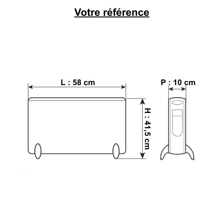 Convecteur mobile électrique 2000W - Caldore, Vortice