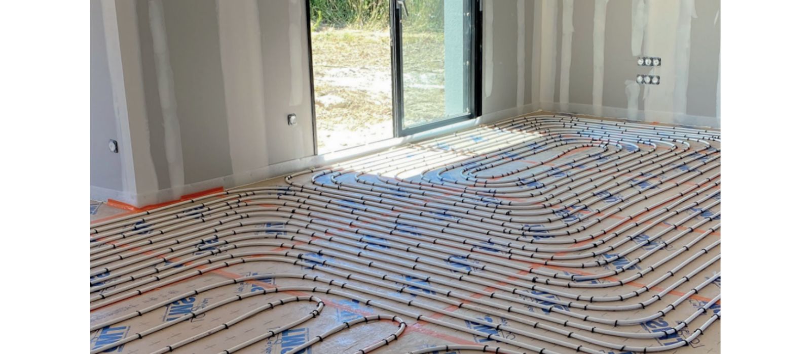 Tube PER nu blanc intérieur rouge Ø12 - longueur 100m - Calinéo, Elydan