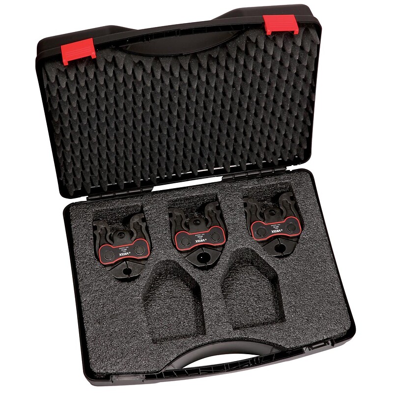 Mallette de 3 mini pinces pour sertisseuse RF Ø12-16-20 mm - Virax