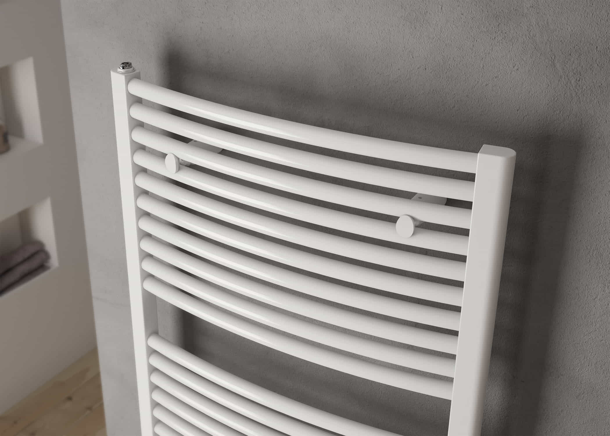 Sèche-serviettes à eau chaude 952W, H:172 x l:59,5 cm, blanc - Venus, Irsap