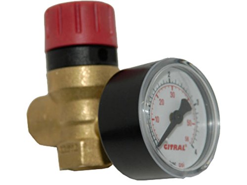 Kit complet vase d'expansion chauffage 25 litres, avec support équipé - Gitral