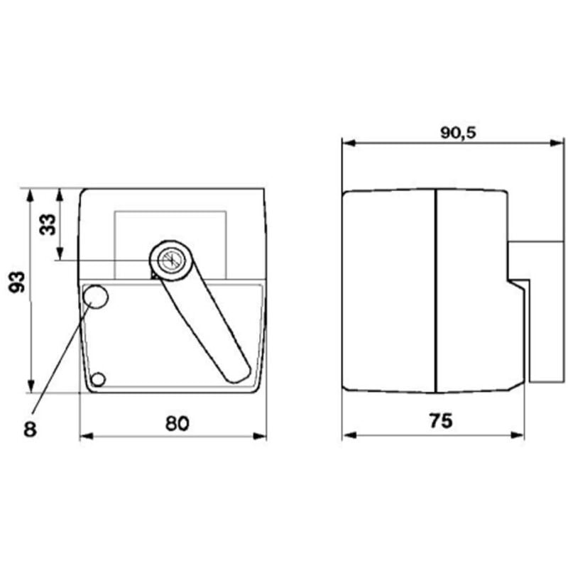 Servomoteur électrique SME23 pour vanne mélangeuse Thermador