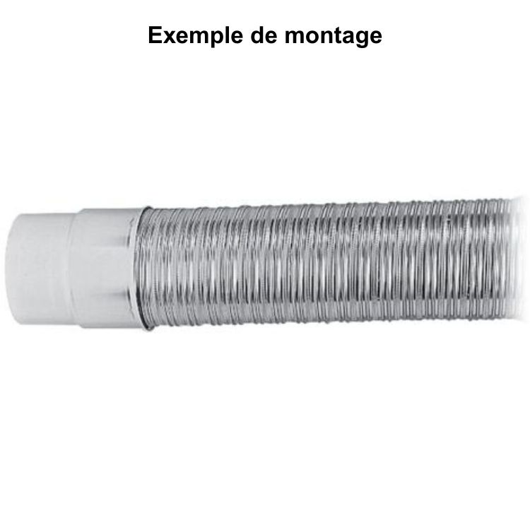 Réduction inox pour tubage flexible Ø131x125 - TEN