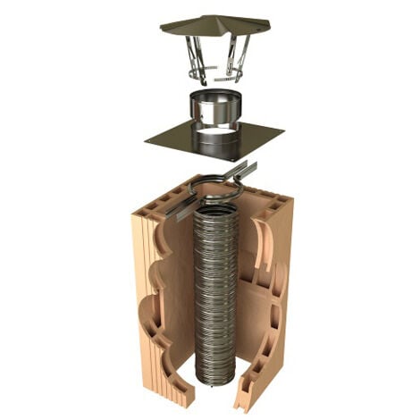 Plaque d'étanchéité inox 350x350mm Ø125/131 - TEN