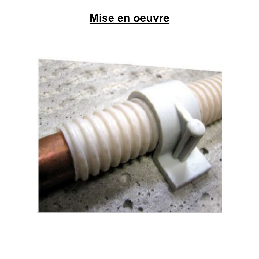Boîte de 100 chevilles de fixation simple pour tube PER gainé Ø16