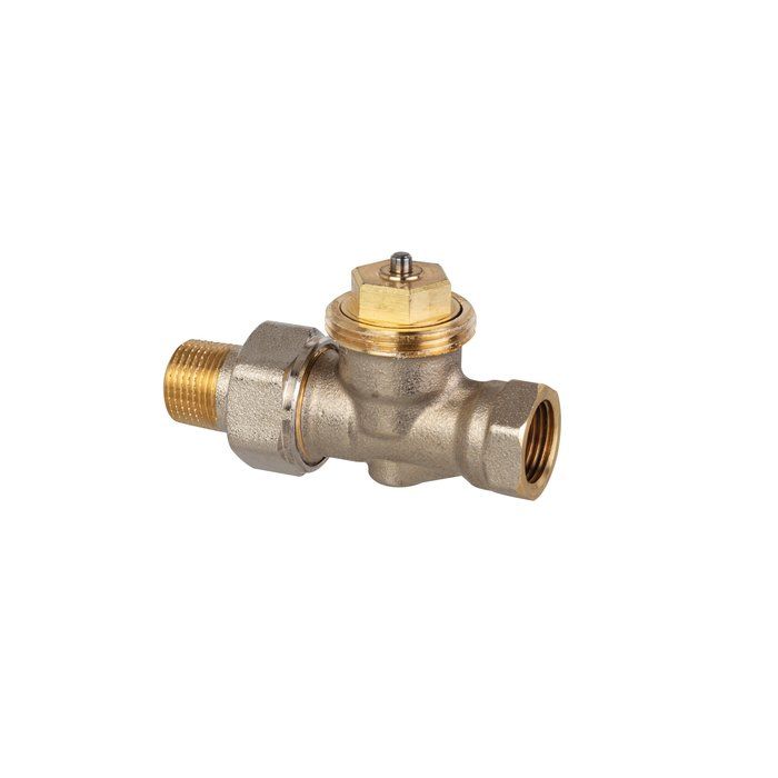 Robinet thermostatique pour radiateur eau chaude, droit femelle 1/2'' (15/21) - Senso EuroSar, Comap