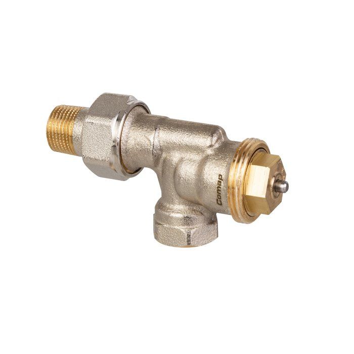 Robinet thermostatique pour radiateur eau chaude, équerre inversé femelle 1/2'' (15/21) - Senso EuroSar, Comap