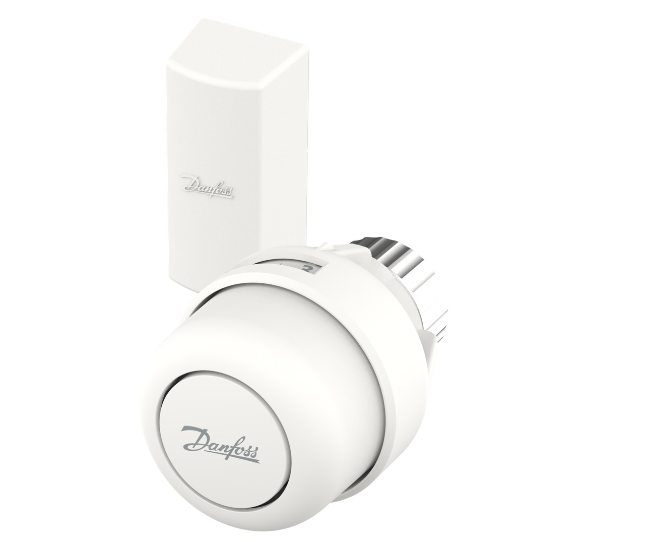 Tête thermostatique inviolable Danfoss Aero avec sonde à distance, technologie gaz - Danfoss