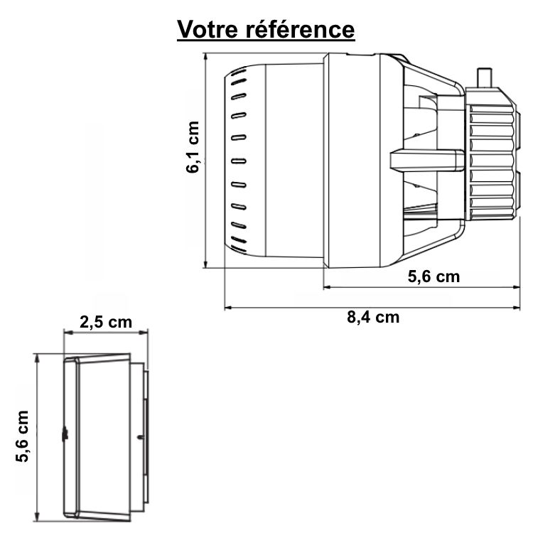 Tête thermostatique inviolable Danfoss Aero avec sonde à distance, technologie gaz - Danfoss