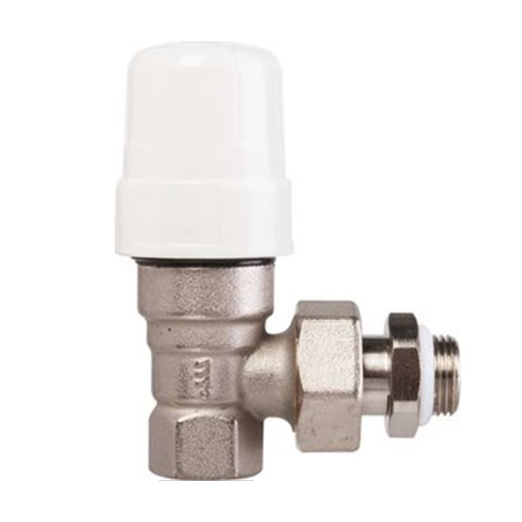 Robinet thermostatique pour radiateur eau chaude, équerre femelle 3/8'' (12/17) - RBM