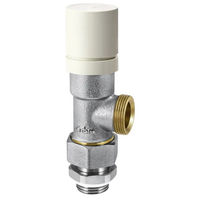 Robinet thermostatique pour radiateur eau chaude, équerre inversé mâle 1/2'' (15/21) - RBM