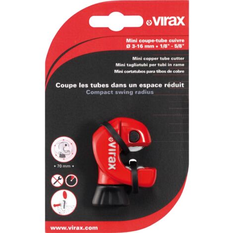 Mini coupe-tube cuivre Ø6 à Ø28 mm - Virax