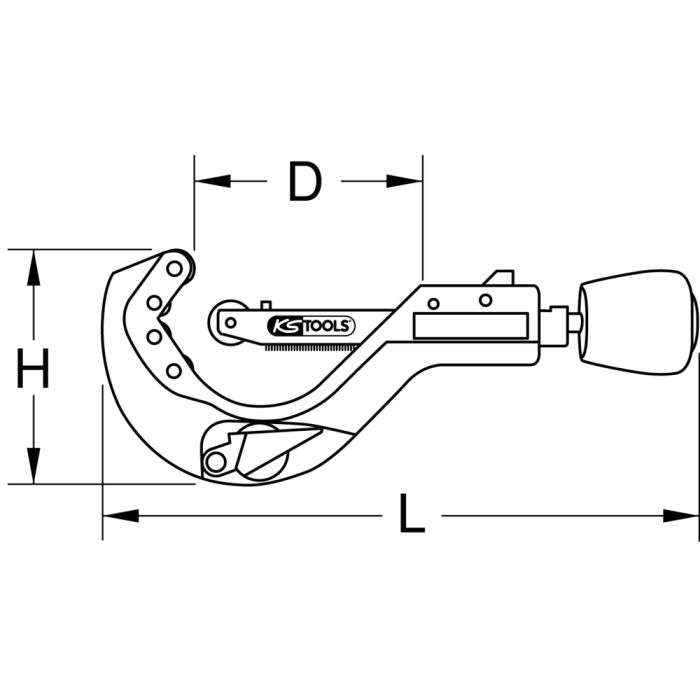 Coupe tube fer et inox Ø6 à Ø50 mm - Ks Tools