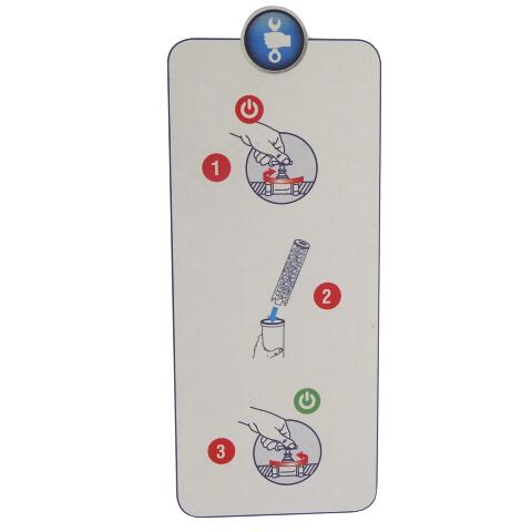 Cartouche filtre à eau - anticalcaire, polyphosphate, durée 12 mois - Aquawater