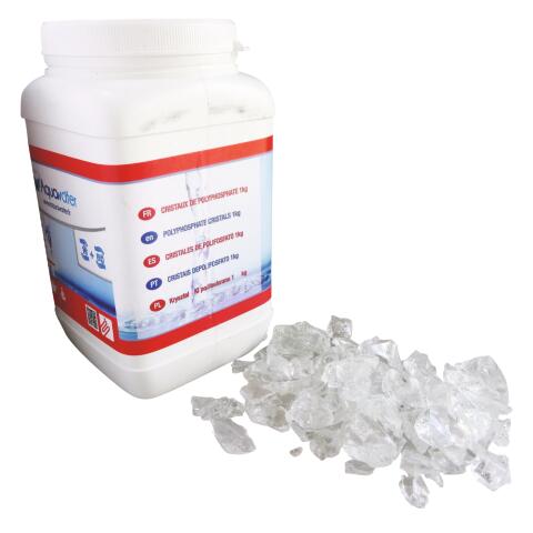 Recharge pour cartouche filtre à eau - anticalcaire, polyphosphate 1 kg - Aquawater