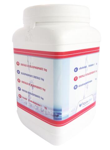 Recharge pour cartouche filtre à eau - anticalcaire et anticorrosion, silicophosphate 1 kg - Aquawater