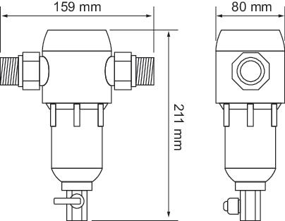 Filtre à eau auto-nettoyant - Anti-impuretés - Merkur
