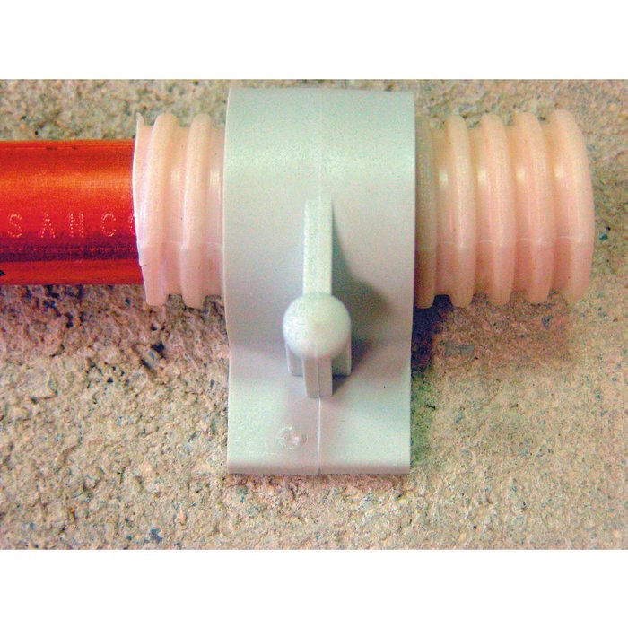 Boîte de 100 chevilles de fixation simple pour tube PER et Multicouche Ø22 - Somatherm