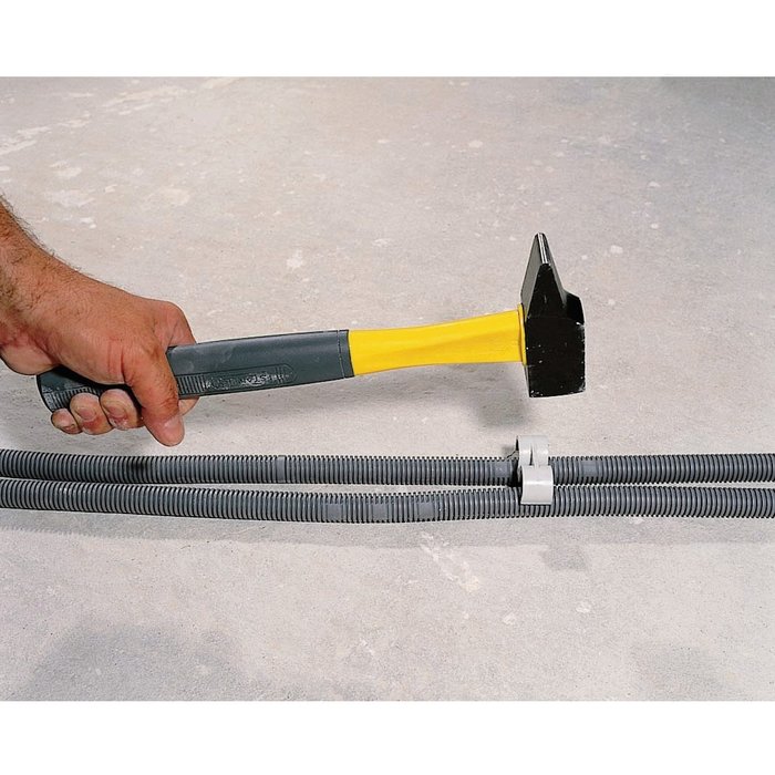 Boîte de 100 chevilles de fixation simple pour tube PER et Multicouche Ø18 - Somatherm