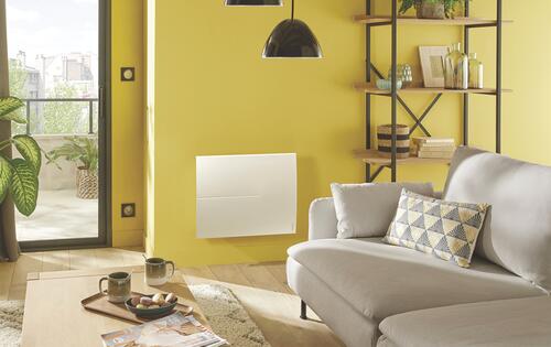 Radiateur électrique horizontal à chaleur douce 1000W, blanc - Sokio, Atlantic