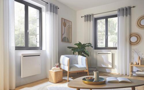 Radiateur électrique horizontal à chaleur douce 1500W, blanc - Sensual, Muller Intuitiv