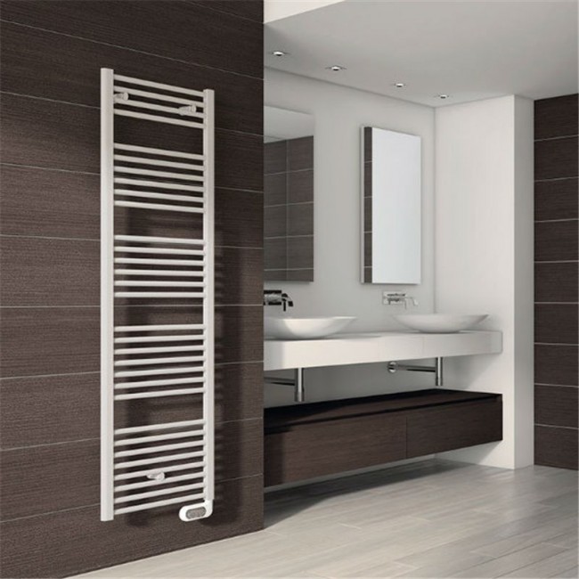 Sèche-serviettes électrique 750W, H:132,2 x l:50 cm, blanc - Flèche, Irsap
