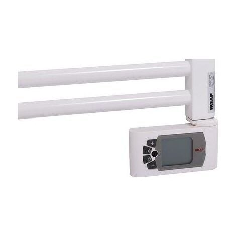 Sèche-serviettes électrique 750W, H:132,2 x l:50 cm, blanc - Flèche, Irsap