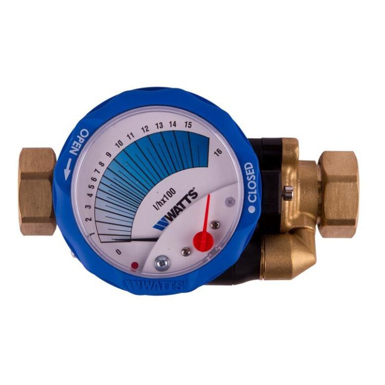 Vanne d'équilibrage statique iDROSET série CF femelle 3/4'' (20/27) pour chauffage, eau chaude et climatisation - Watts