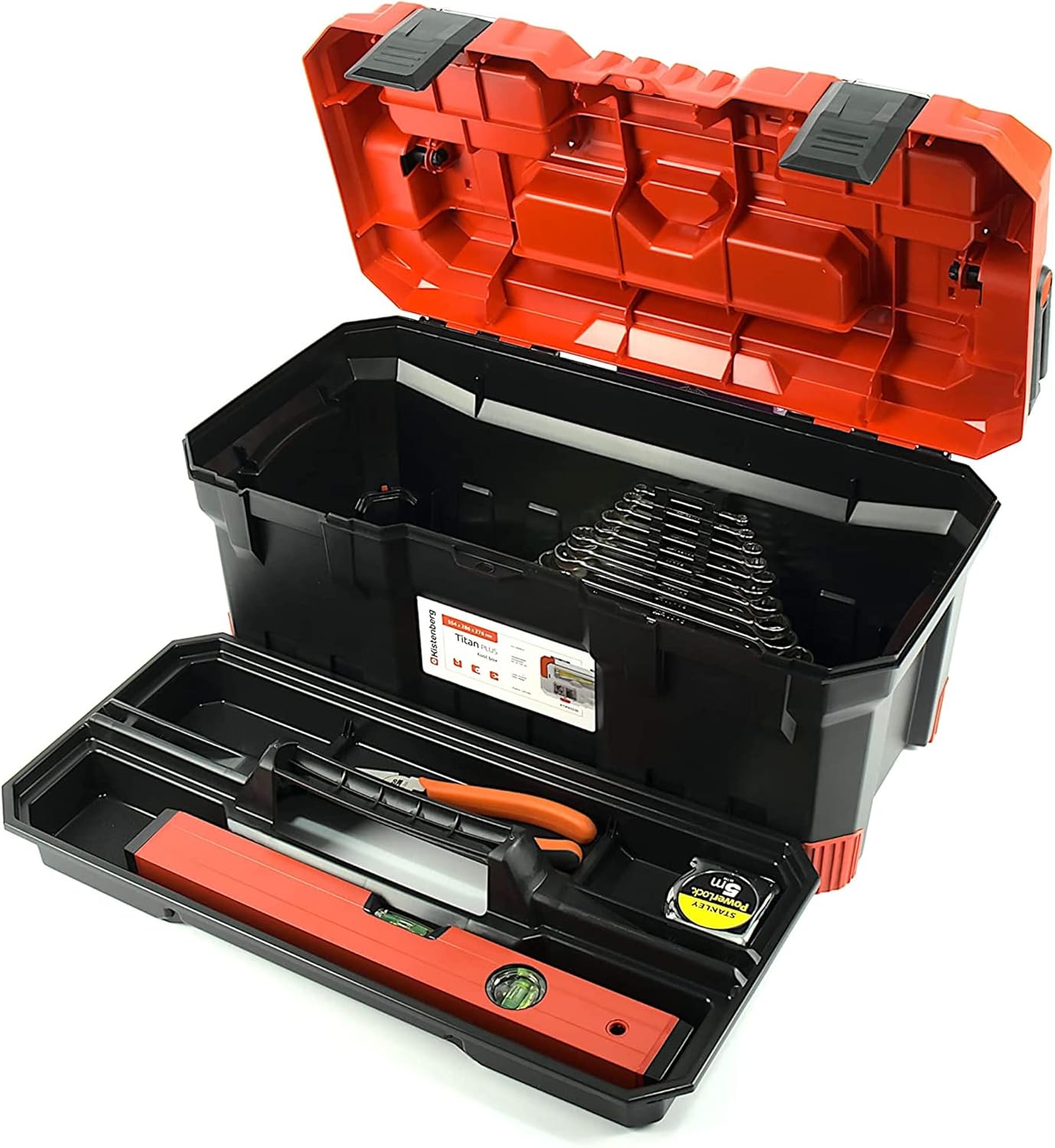 Boîte à outils - 1 plateau pour petites pièces - Titan Plus, Kistenberg
