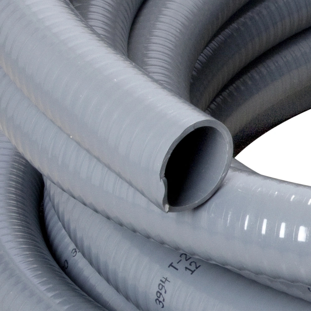 Tube PVC adhésif flexible gris Ø63 - longueur 25 m