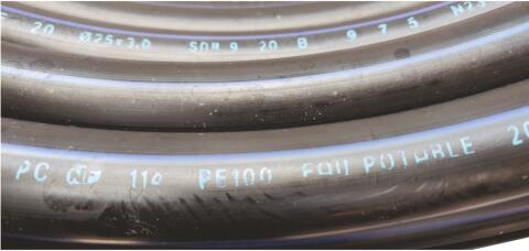 Tube polyéthylène alimentaire Ø63 - longueur 100 m